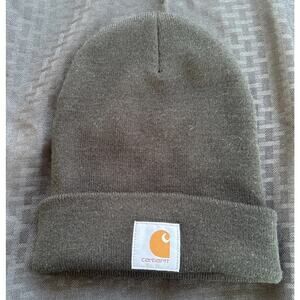 Carhartt Cuffed Beanie Winter Hat Cap A18 Unisex One Size Fits All Solid Black
